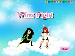 Игра онлайн Борьба Winx