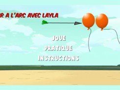 Игра онлайн Лейла и ее шарики