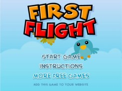 Онлайн игра для девочек Первый полет