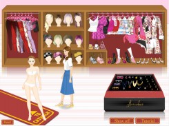 Онлайн игра для девочек В бутике 