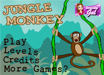 Онлайн игра Обезьяна в джунглях