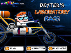 Онлайн игра Лабораторная гонка Декстера 