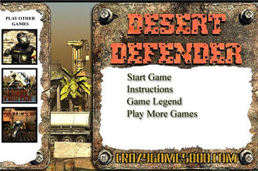 Игра Защитник в пустыни онлайн 